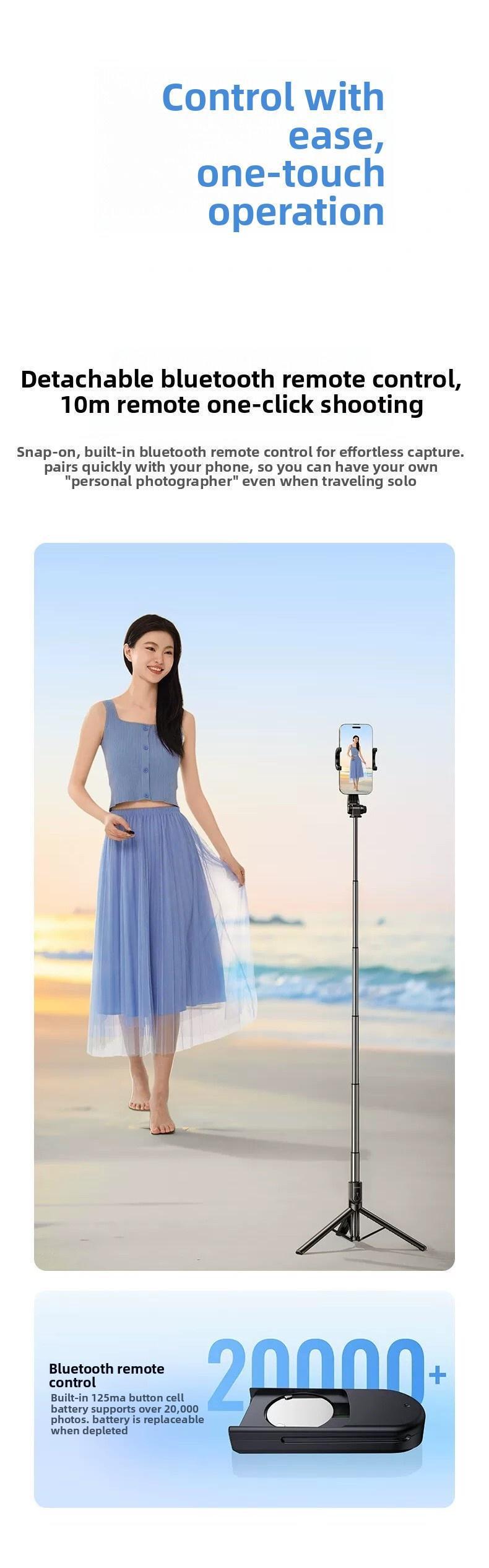 Селфі-палиця Ugreen 1. телескопічна алюмінієва 2 м Чорний (55487) - фото 12 Селфі-палиця Ugreen 1. телескопічна алюмінієва 2 м Чорний (55487) - фото 12