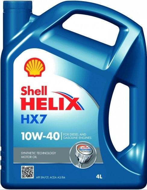 Моторна олива Shell HELIX 10W40 HX7 4 л (38604641) - фото 1