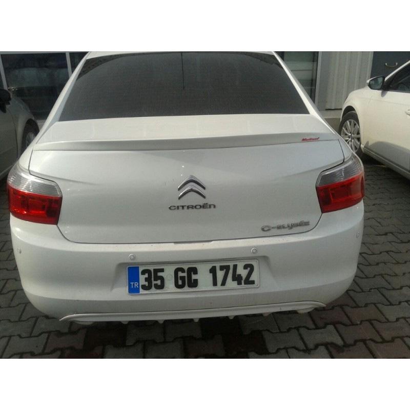 Спойлер Meliset Meliset для Citroen C-Elysee склопластик Під фарбування - фото 3 Спойлер Meliset Meliset для Citroen C-Elysee склопластик Під фарбування - фото 3