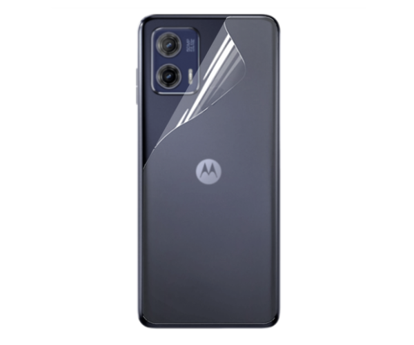 Пленка противоударная гидрогелевая Hydrogel Film для Motorola G73 на заднюю панель Transparent