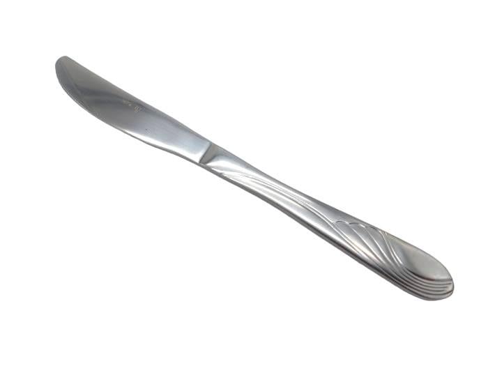 Нож столовый Волна нержавеющая сталь 21 см 6 шт. (00079)