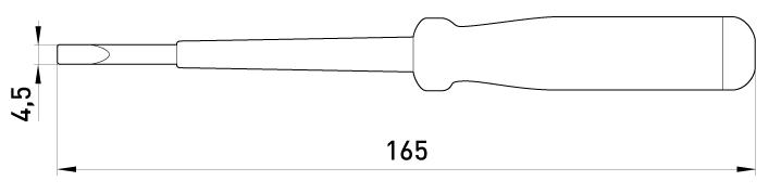 Отвертка-индикатор E.NEXT e.tool.test05 4,5x165 мм прямой SL 100-500V AC (t001105) - фото 3 Отвертка-индикатор E.NEXT e.tool.test05 4,5x165 мм прямой SL 100-500V AC (t001105) - фото 3