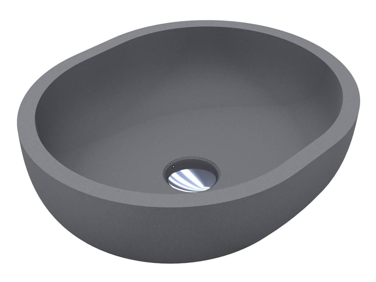 Умивальник Miraggio Mark 425 Mirastone Gray