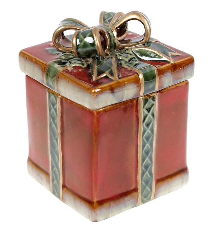 Банка Подарок керамическая 1 л 13х13х17 см (BD-197-732)