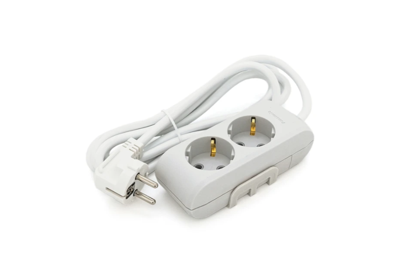 Удлинитель с заземлением Panasonic 2 гнезда с защитными шторками X-tendia 3 м Белый (НФ-00001874)