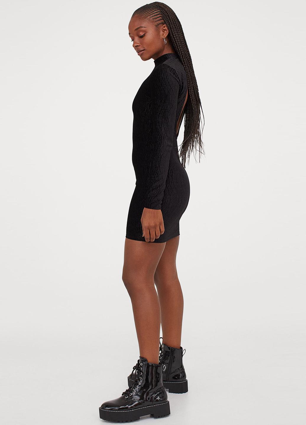 Платье H&M M Черный (902509001b42)