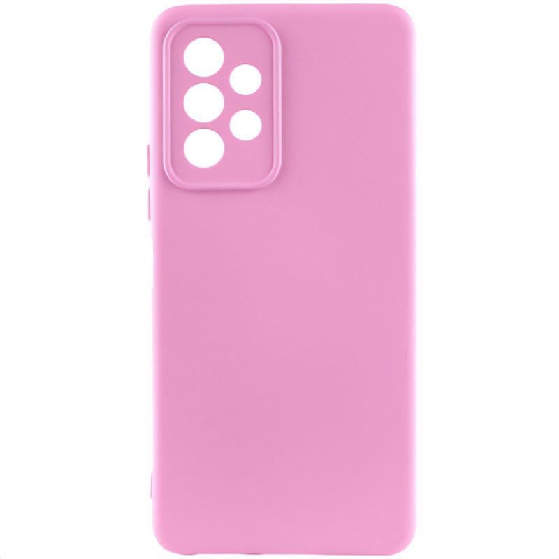 Противоударный чехол Silicone Cover Lakshmi Full Camera (AA) для Samsung Galaxy A32 5G / M32 5G Розовый / Pink