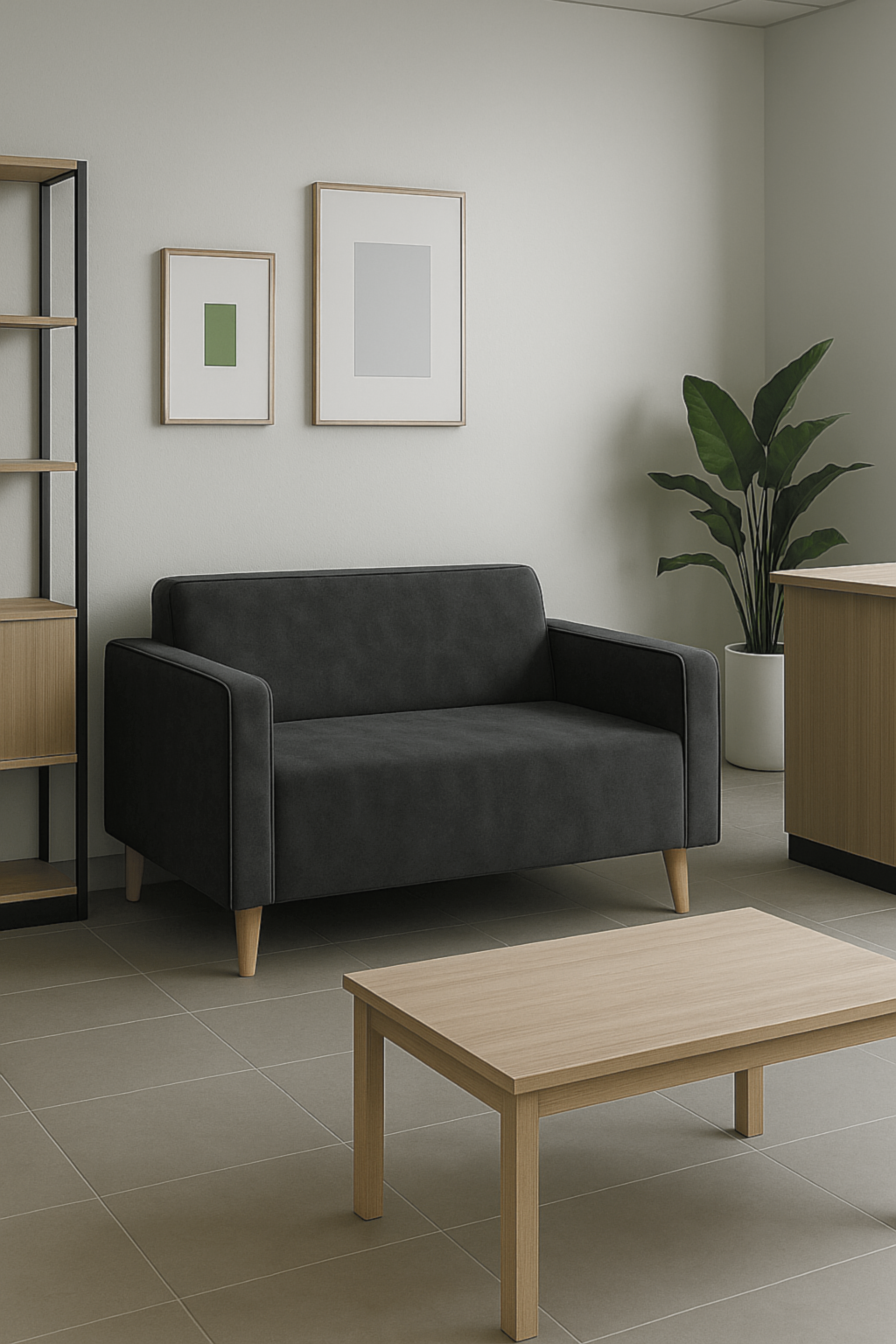 Диван офісний Tobi Sho Селдон з підлокітниками 1460х680х770 мм велюр Крокус Графіт/97 (89rt6gd9) - фото 3 Диван офісний Tobi Sho Селдон з підлокітниками 1460х680х770 мм велюр Крокус Графіт/97 (89rt6gd9) - фото 3