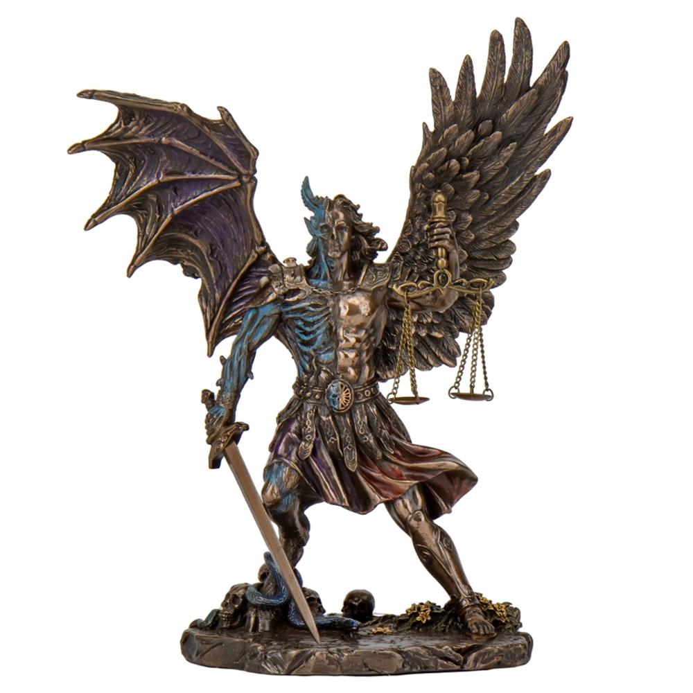 Статуэтка декоративная Суд нефилимов из полистоуна с бронзовым напылением 25 см Бронзовый (100-81-77935A4)