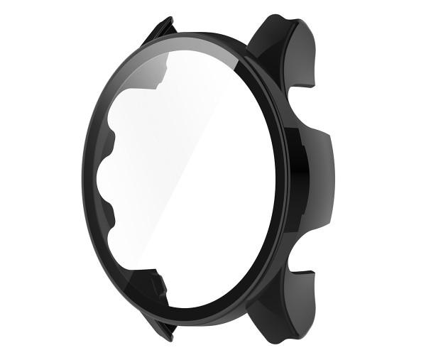 Чехол с защитным стеклом Protective Cover with Glass для Garmin Forerunner 955 Черный