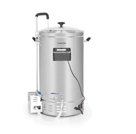 Пивоварня KLARSTEIN Brauheld Pro Mash 35 л 2500 Вт 30-100°C Сріблястий (10034587)