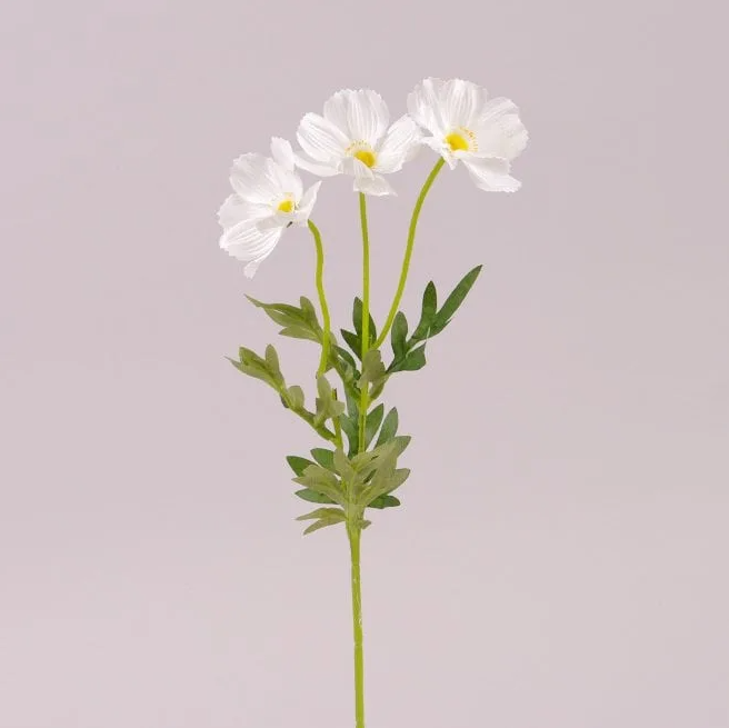 Цветок Полевой Flora Белый (72733)