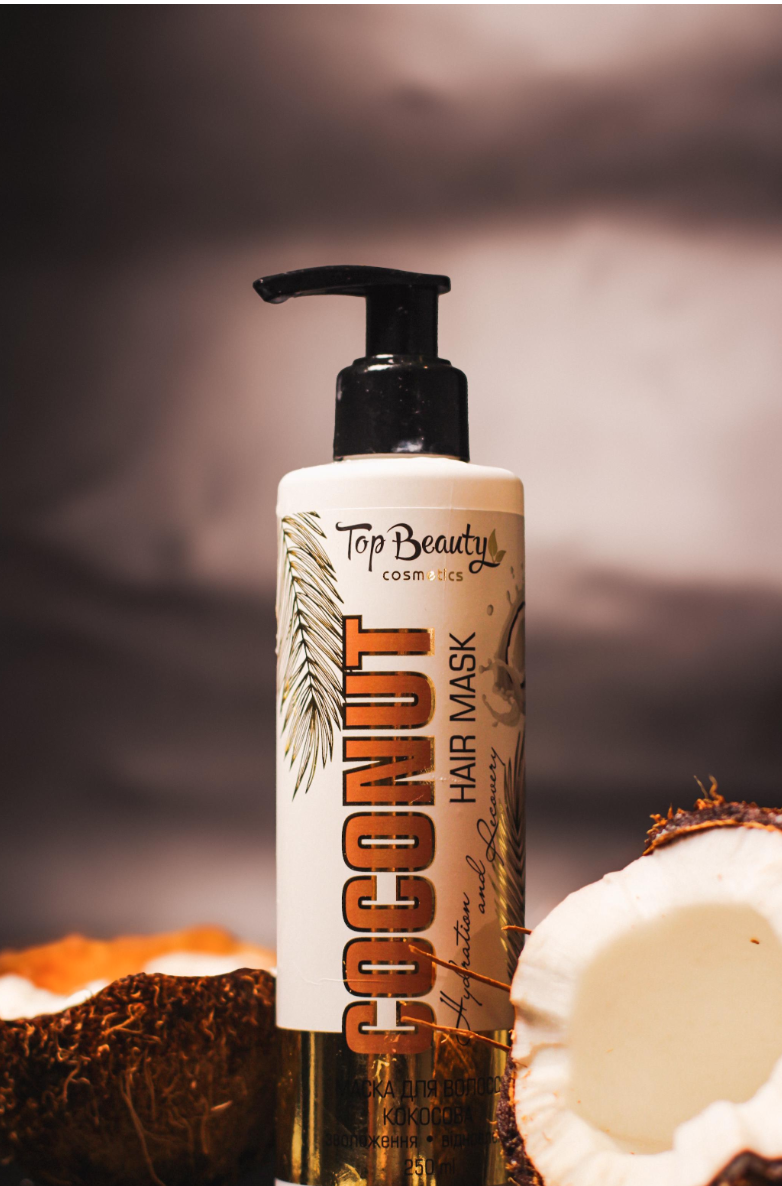 Маска для волосся Top Beauty hair mask Coconut 250 мл (1000000000202) - фото 2