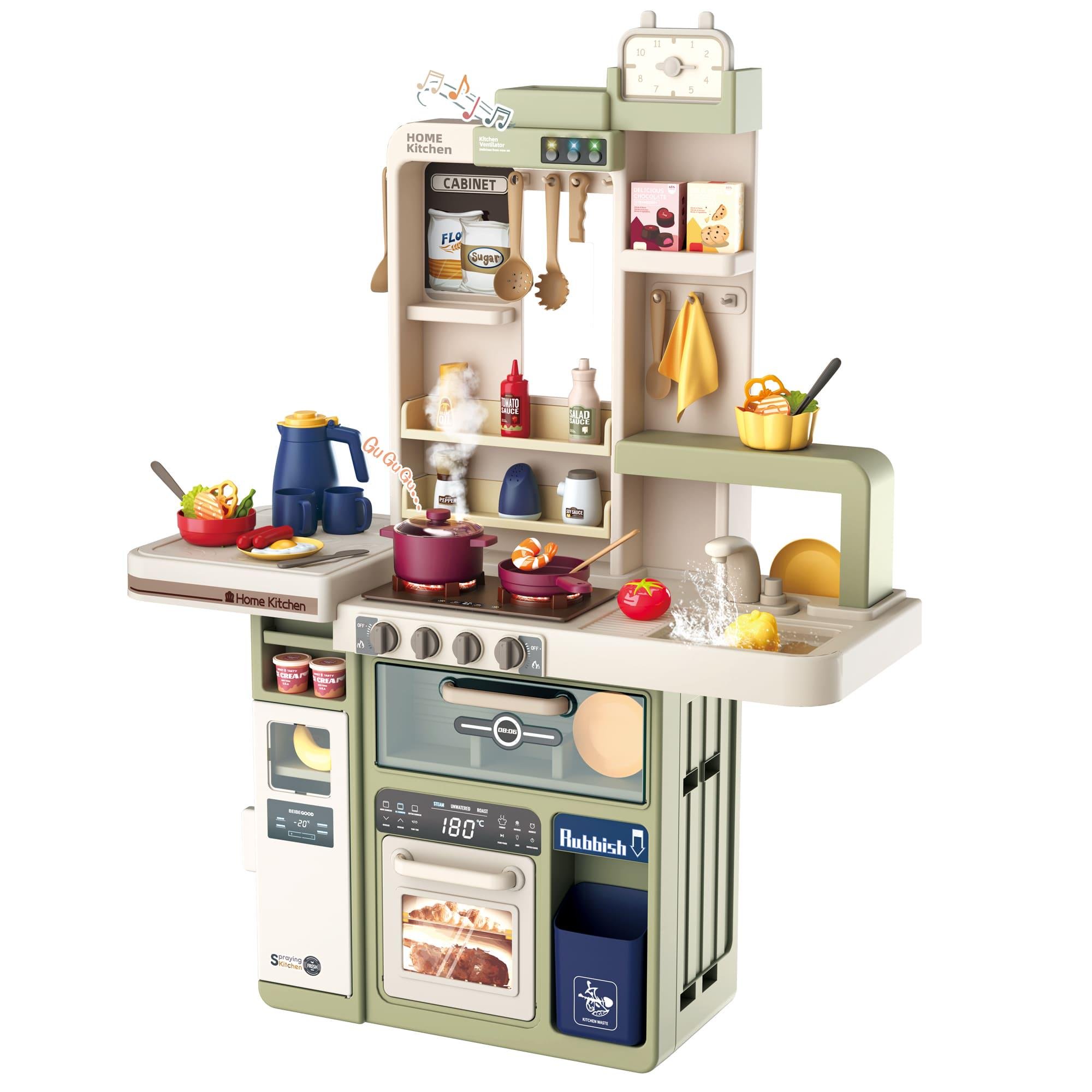 Кухня детская Lolly Kids LK189 93 см и эффекты и 75 аксессуаров (9796)