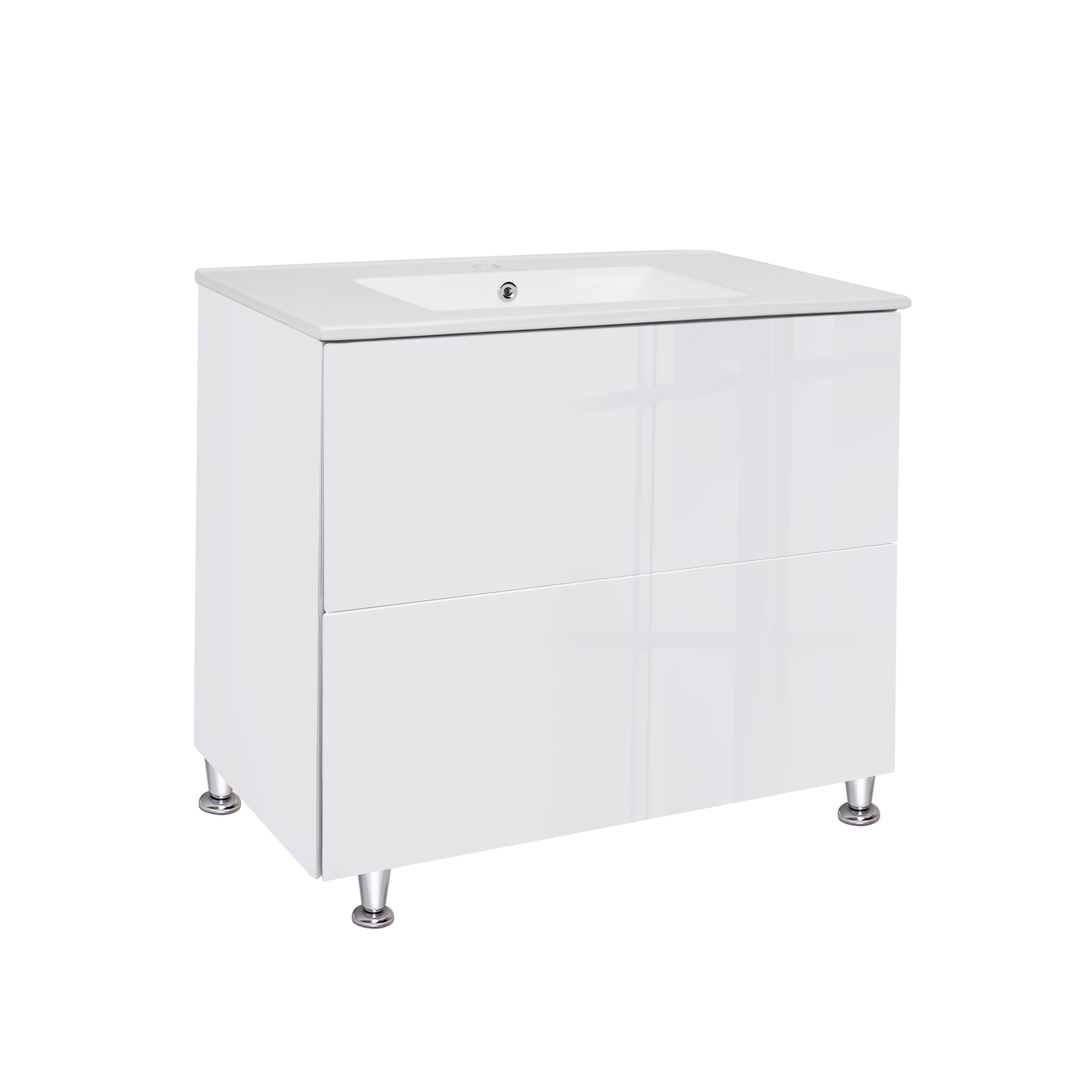 Тумба с умывальником напольная Q-tap Tern QT1771TNL8013080CW 81,5x84x46,5 см Белый (96930) Тумба с умывальником напольная Q-tap Tern QT1771TNL8013080CW 81,5x84x46,5 см Белый (96930)