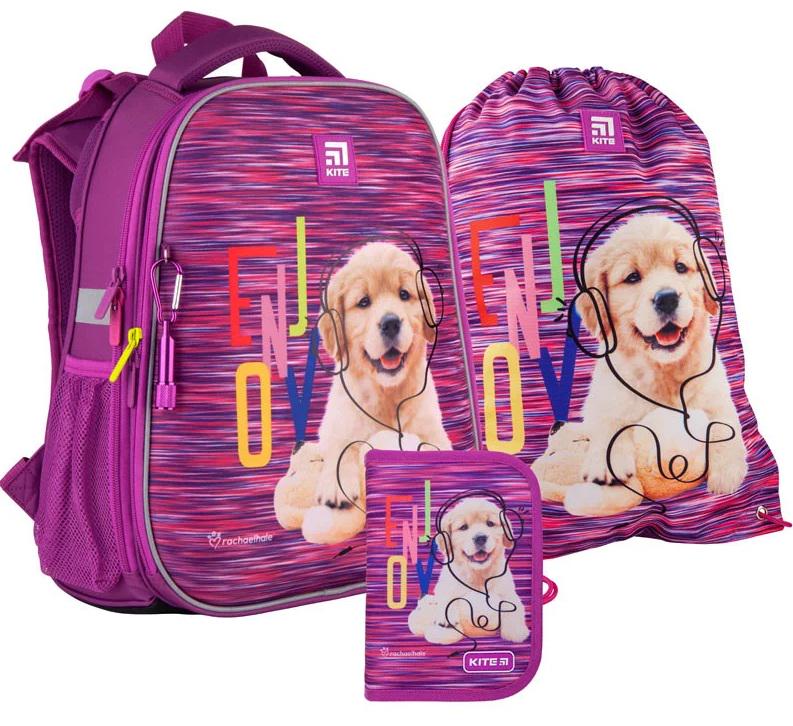 Школьный набор Kite Rachael Hale 531M ранец ортопедический/пенал/сумка для обуви (202101)