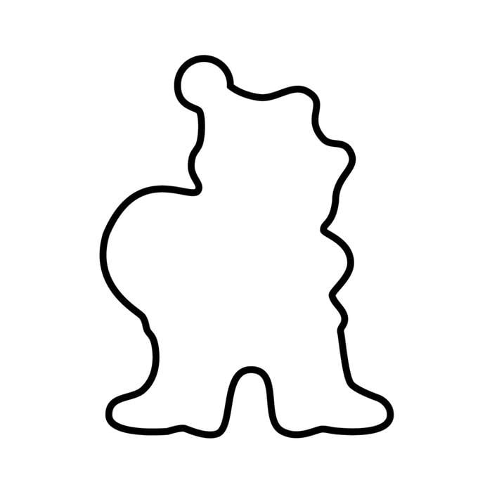 Формочка для печенья Kaiser Санта Клаус металлическая 8 см (33972017)