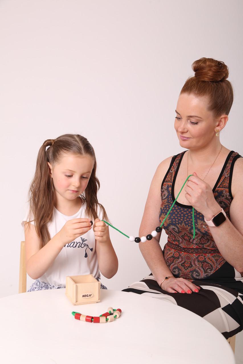 Шнуровка HEGA Бусы/Набор для счета в деревянной коробке (57) - фото 4 Шнуровка HEGA Бусы/Набор для счета в деревянной коробке (57) - фото 4