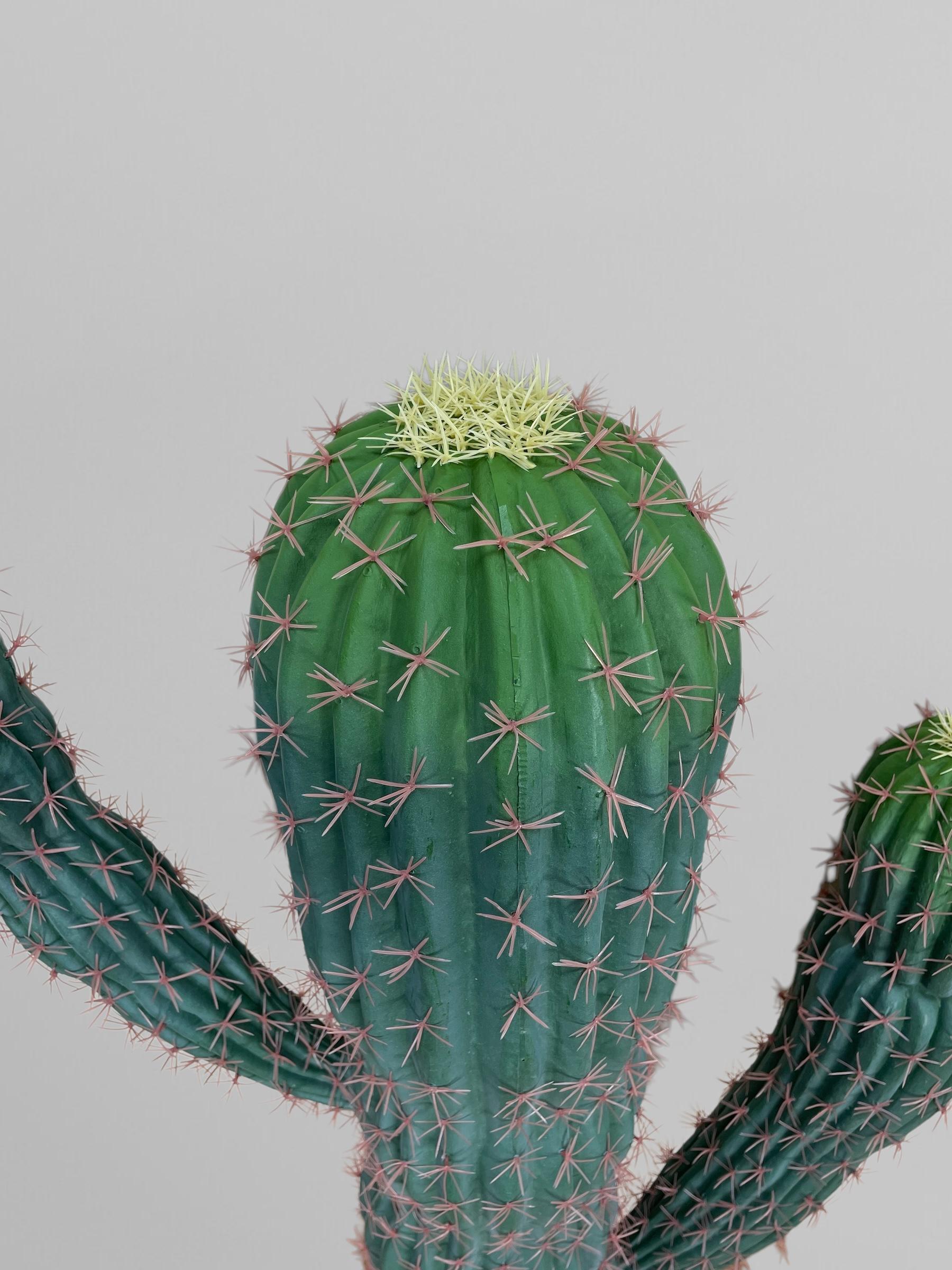 Искусственный декоративный кактус без горшка 130 см Зеленый (Р060010) - фото 4