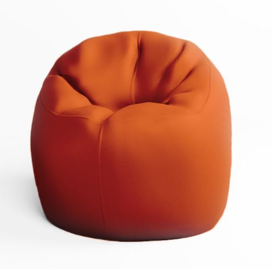 Кресло-мешок SkyPuff Облако Оксфорд 600D.PU.WR 100 см 157 Оранжевый (10001020)
