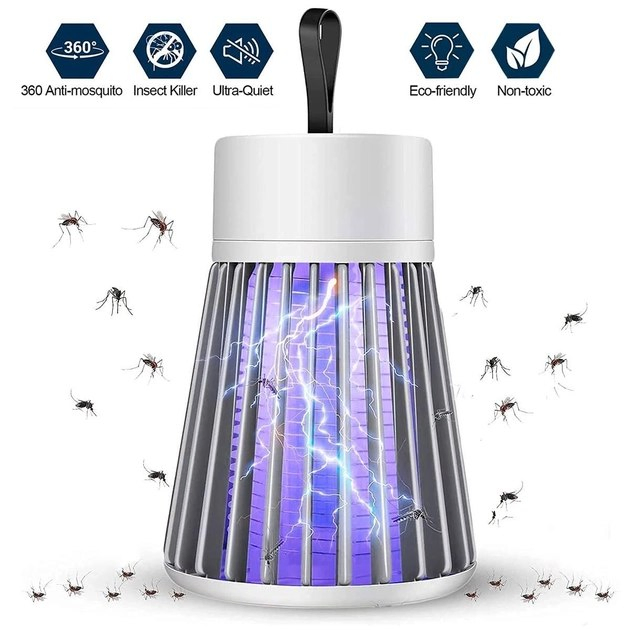 Уничтожитель насекомых Mosquito killing Lamp YG-002 от USB с LED подсветкой 1200 mAh Green (7244031058) - фото 6