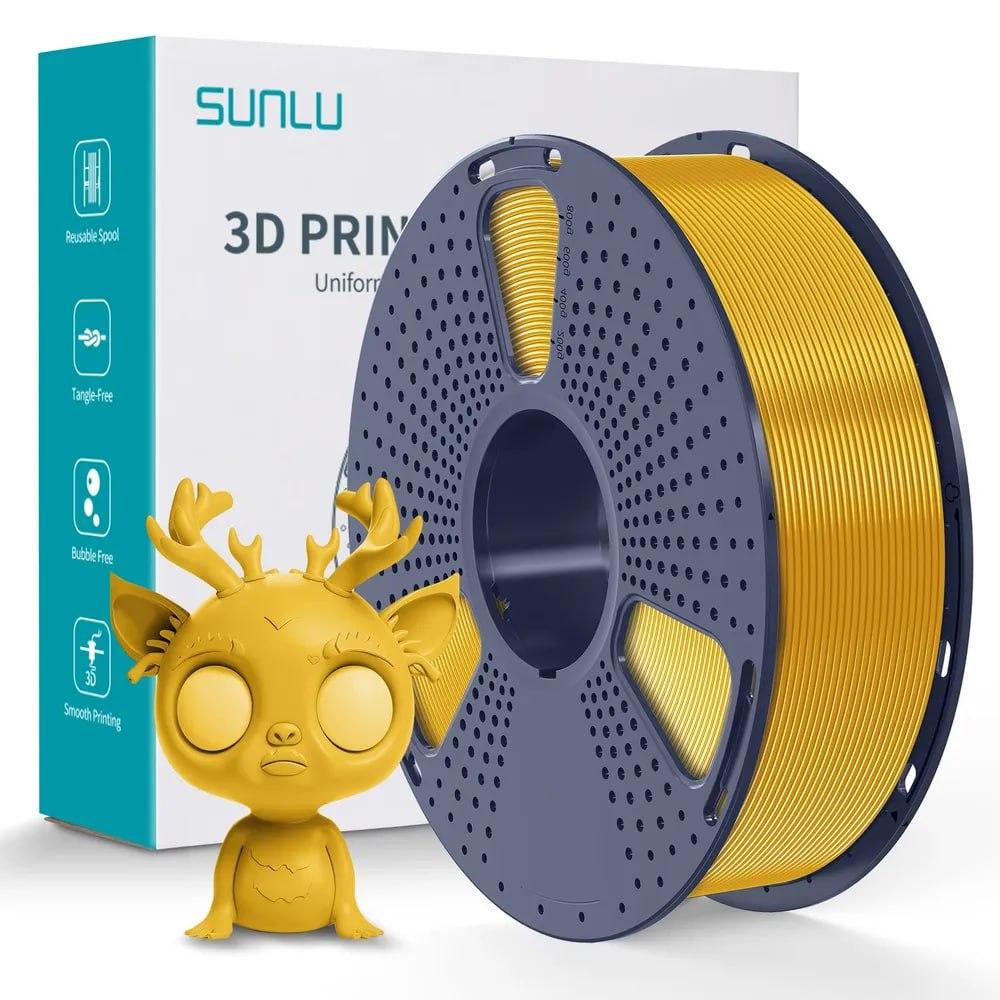 Пластик SUNLU PETG Basic 1 кг 1,75 мм Золотой (33468432)