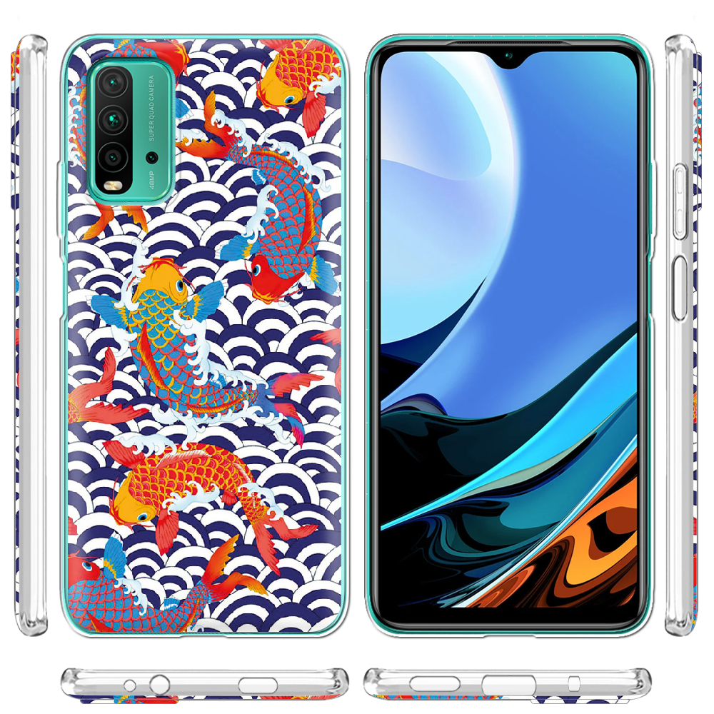 Чохол BoxFace Xiaomi Redmi 9T Koi Fish Прозорий силікон (41685-up2477-41685) - фото 3