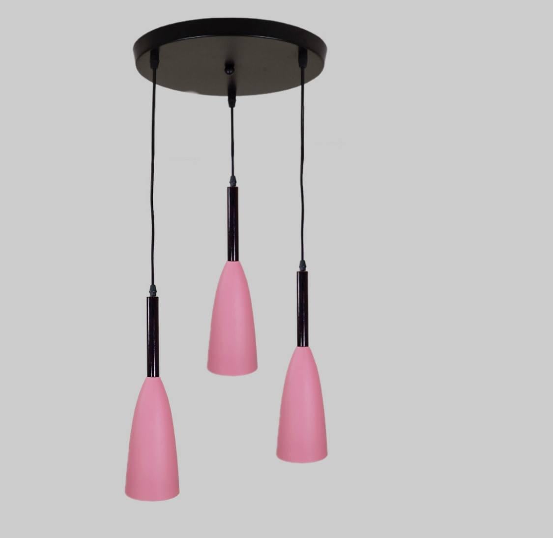 Люстра на 3 лампы Розовый (910-RY635-3 PINK) Люстра на 3 лампы Розовый (910-RY635-3 PINK)