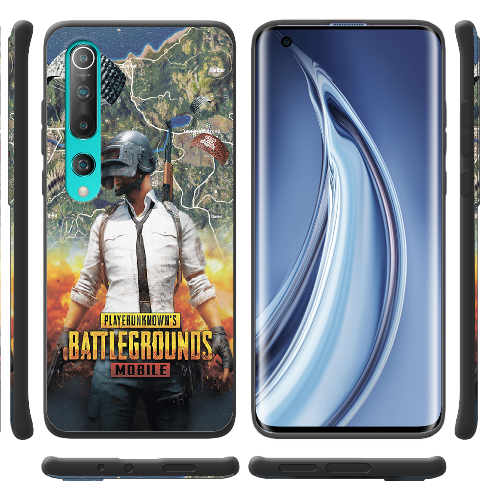 Чехол BoxFace Xiaomi Mi 10/ Mi 10 Pro PUBG Mobile Черный силикон (39436-up2309-41939) - фото 2