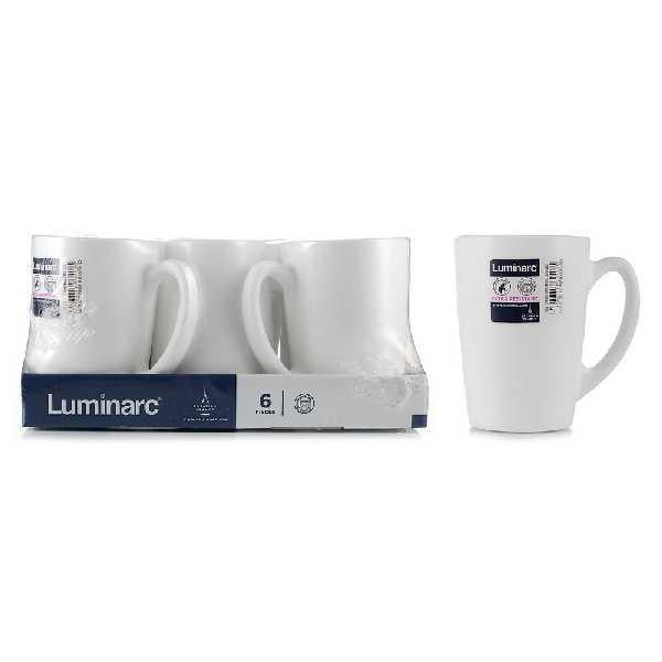 Luminarc Р1669 кружка стеклокерамическая Essence White New Morning Кружка 320 мл