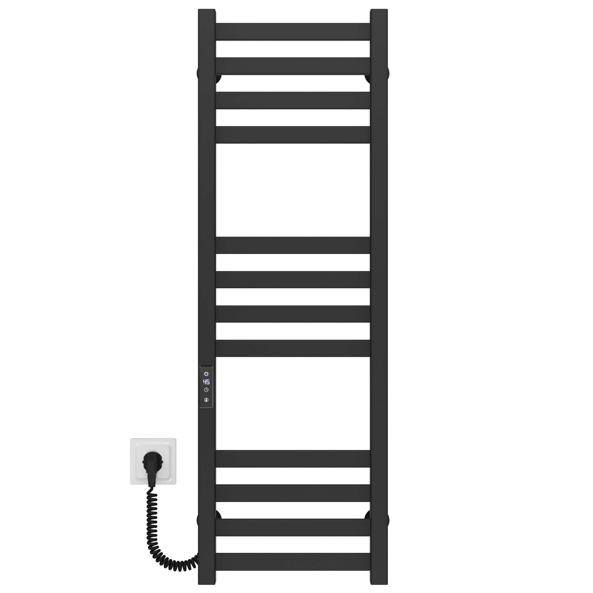 Полотенцесушитель электрический Deffi Avast П12 JD04 левое подключение крашеная сталь 300х1000 мм Черный (B.AV.100.30.12.E.B.L.2) Полотенцесушитель электрический Deffi Avast П12 JD04 левое подключение крашеная сталь 300х1000 мм Черный (B.AV.100.30.12.E.B.L.2)