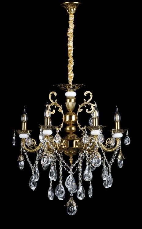 Люстра свеча Ray L77336M/6 GAB (IR006854) Люстра свеча Ray L77336M/6 GAB (IR006854)