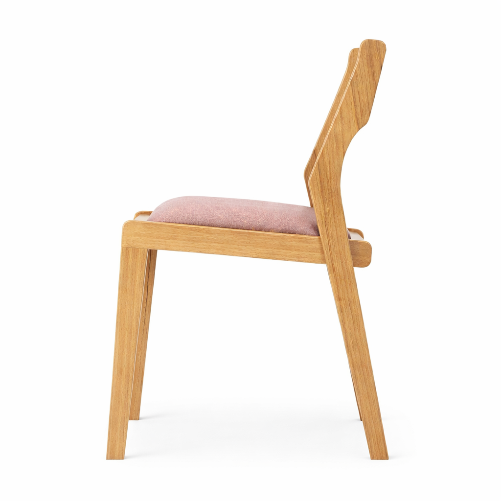 Стул дизайнерский Hillwood Design из натурального дерева дуба Киото Latte