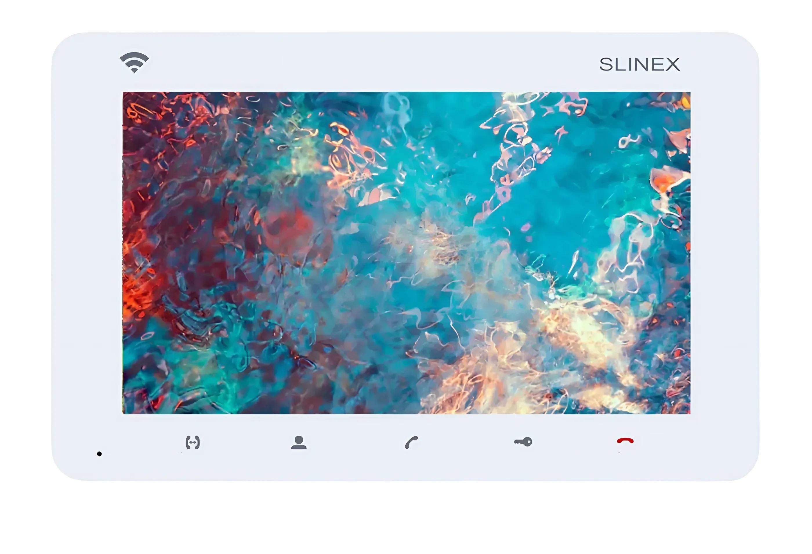 Видеодомофон Slinex SM-07N 7" TFT 16:9 1024x600 Wi-Fi Белый (99-00012644) - фото 1 Видеодомофон Slinex SM-07N 7" TFT 16:9 1024x600 Wi-Fi Белый (99-00012644) - фото 1