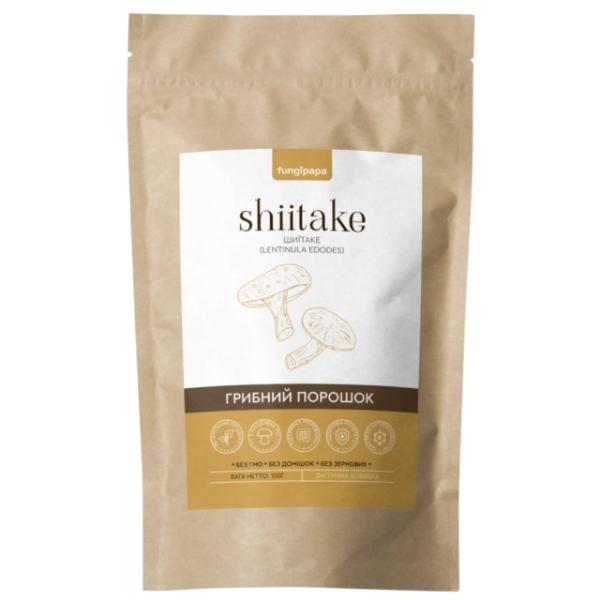 Натуральный грибной комплекс Fungipapa Lentinula edodes Шиитаке порошок 120 г/60 порций (23712877) Натуральный грибной комплекс Fungipapa Lentinula edodes Шиитаке порошок 120 г/60 порций (23712877)