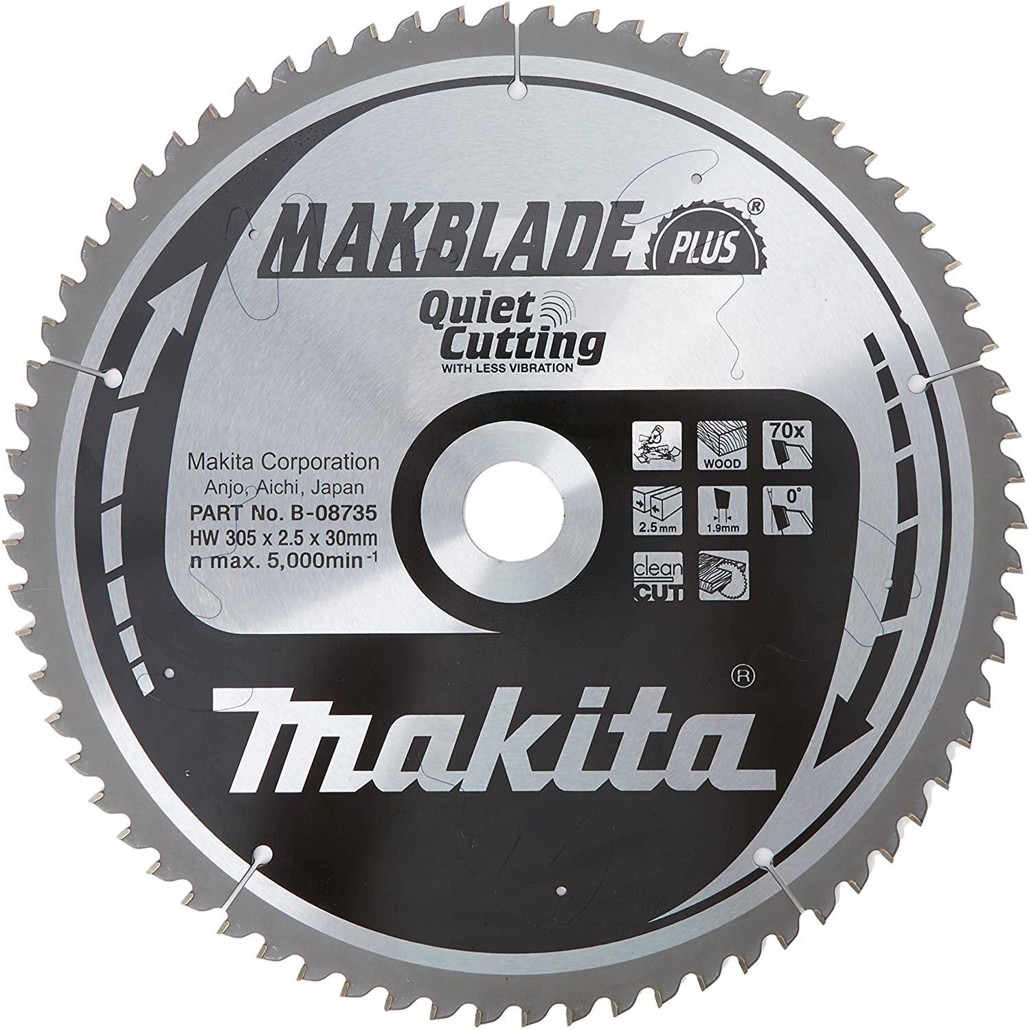 Диск пиляльний по дереву Makita Makblade Plus 305х30 мм 70T