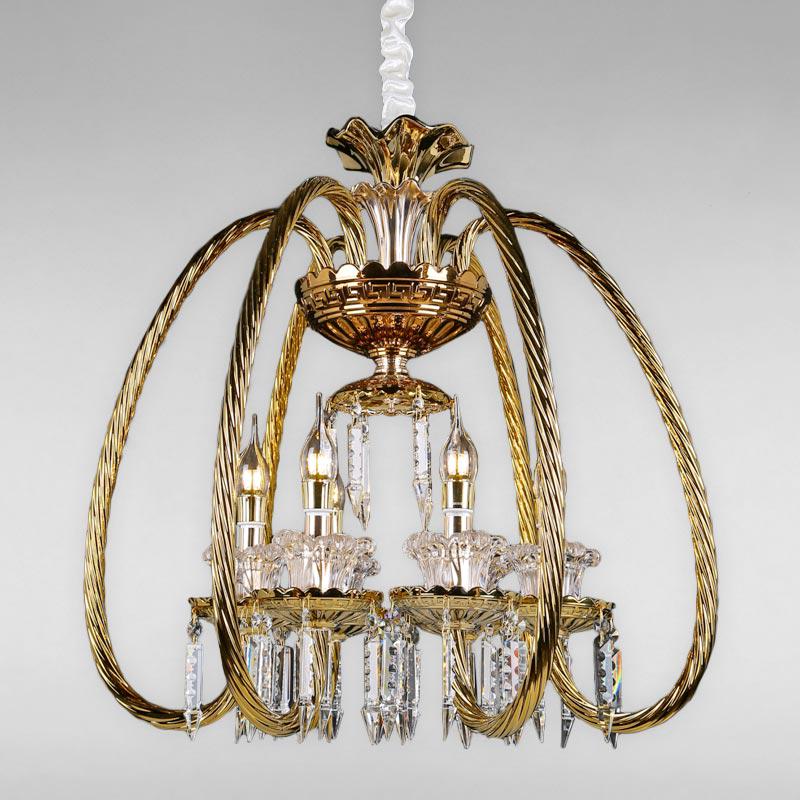 Люстра подвесная свечи Light House ES-15865/6 Золото (9569)