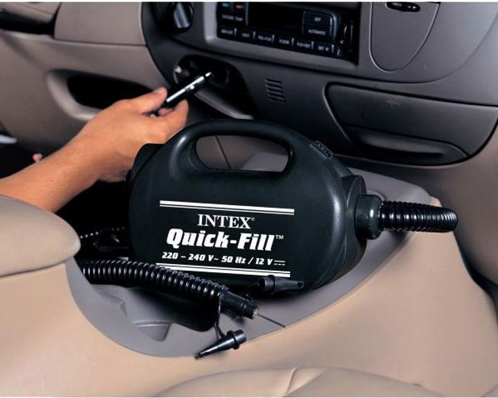 Электрический насос Intex 68609 от прикуривателя 12V и сети 220-240V 1100 л/мин - фото 3 Электрический насос Intex 68609 от прикуривателя 12V и сети 220-240V 1100 л/мин - фото 3