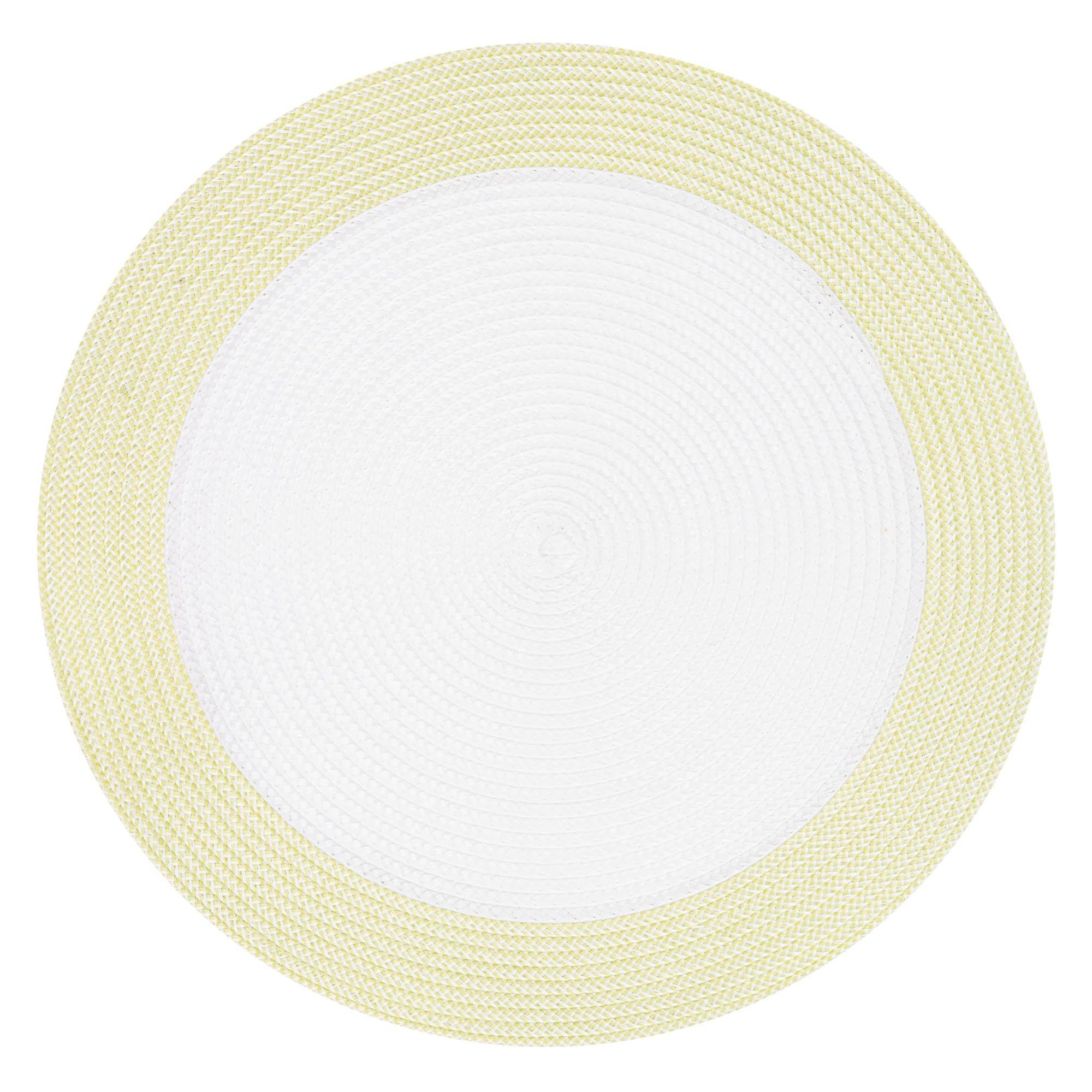 Коврик сервировочный Ardesto d 38 см Белый/Зеленый (AR3324GNW) - фото 1 Коврик сервировочный Ardesto d 38 см Белый/Зеленый (AR3324GNW) - фото 1