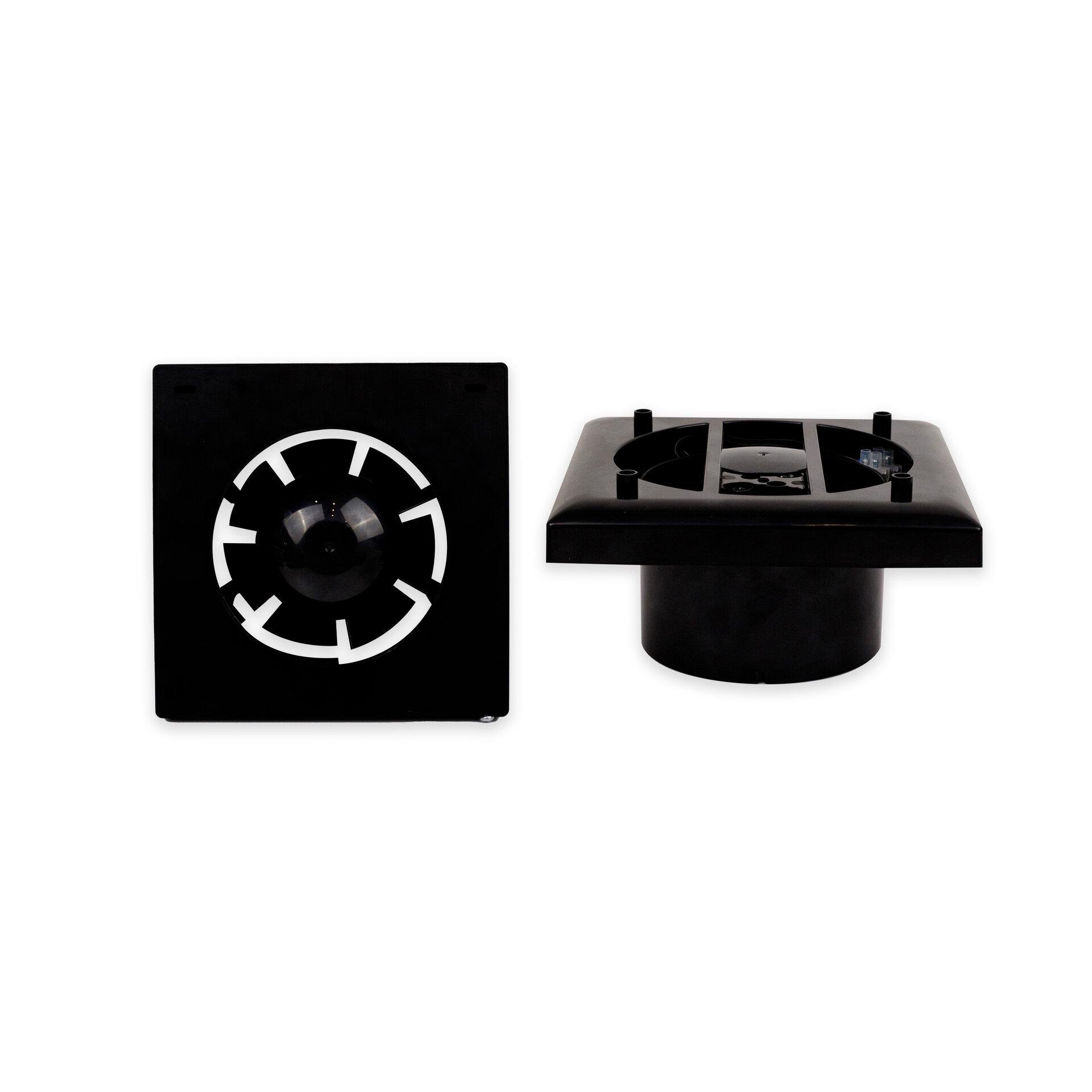 Побутовий вентилятор OSTVENT ART GLASS 120 S Чорний (012-0011) - фото 3 Побутовий вентилятор OSTVENT ART GLASS 120 S Чорний (012-0011) - фото 3