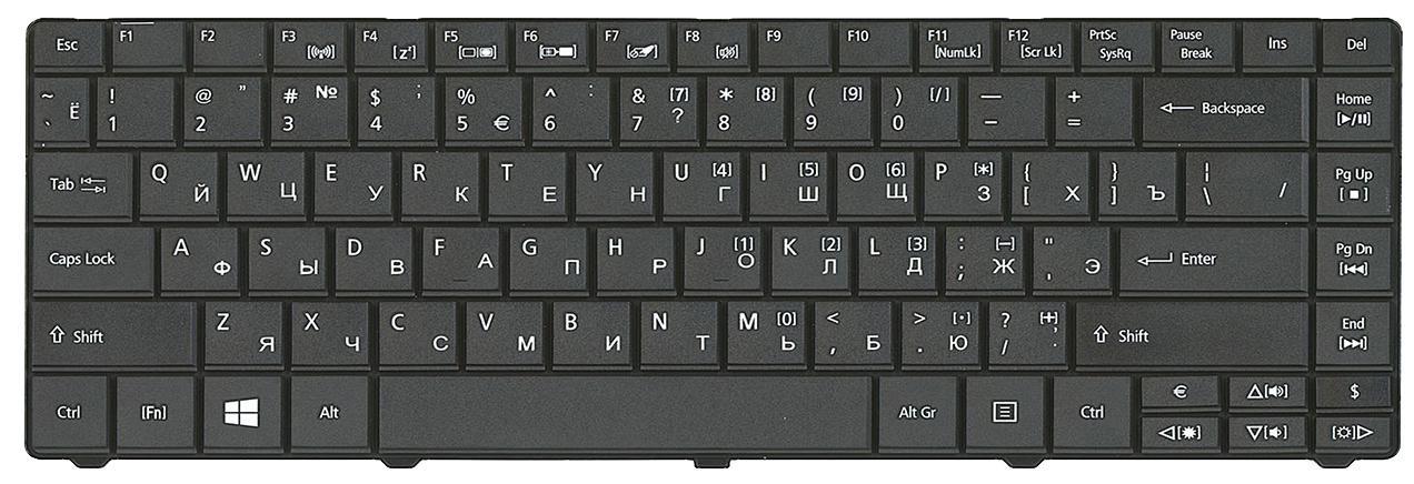 Клавиатура для ноутбука Acer TravelMate 8472 (KB.I140A.159)