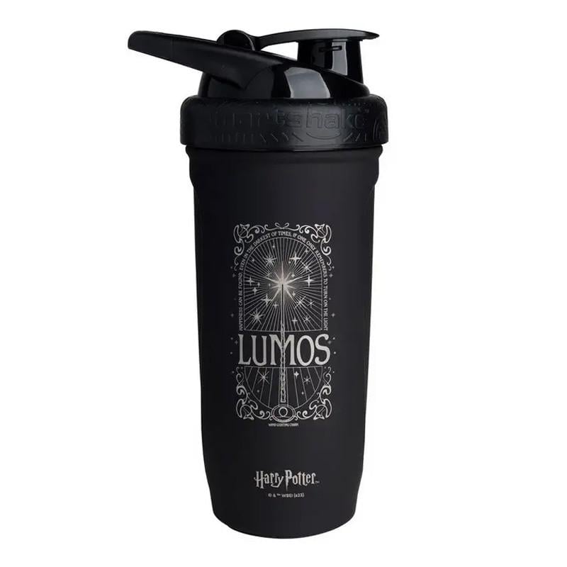 Шейкер для спортивного харчування SmartShake Reforce Stainless Steel Harry Potter Lumos 900 мл (23153-01)