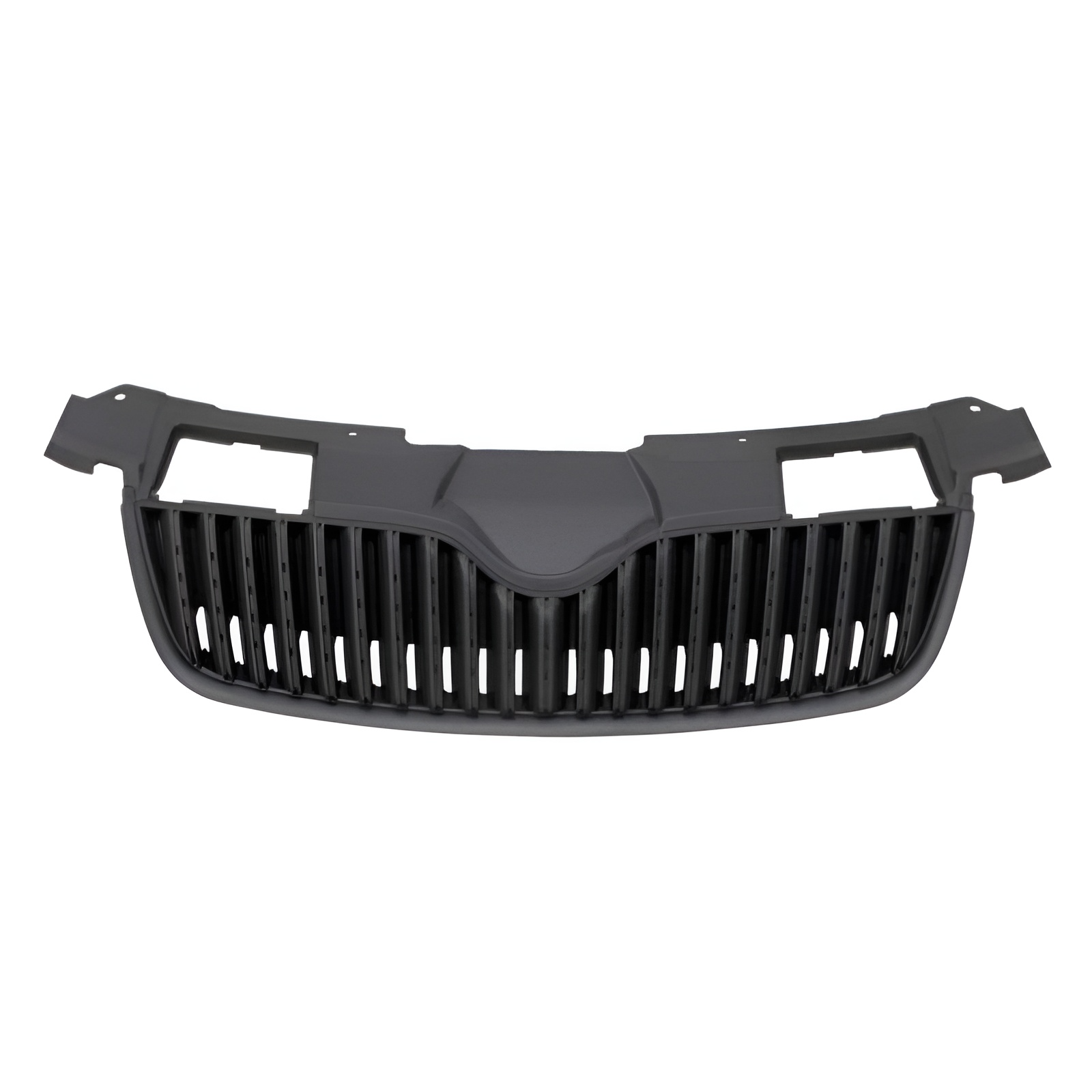 Решетка радиатора Skoda Fabia/Roomster 2007-2010 нижняя без эмблемы (5J0853668A 9B9)