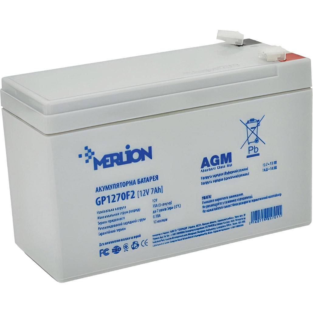 Аккумулятор для ИБП Merlion AGM GP1270F2 12V/7 Ah (5701) - фото 3