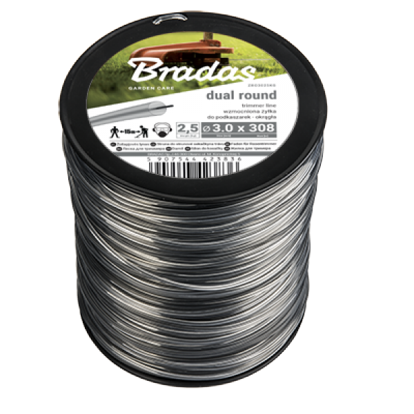 Леска для триммера Ripper Dual ZRO2725KG круг 2,7 мм/380 м (3720)