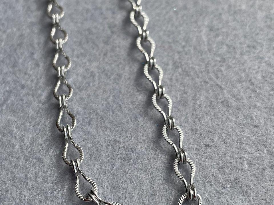 Ланцюг з нержавіючої сталі 10 х 5 мм з нержавіючої сталі Ланцюг з нержавіючої сталі 10 х 5 мм з нержавіючої сталі