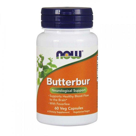 Комплекс для профілактики дихальної системи NOW Foods Butterbur 60 Veg Caps