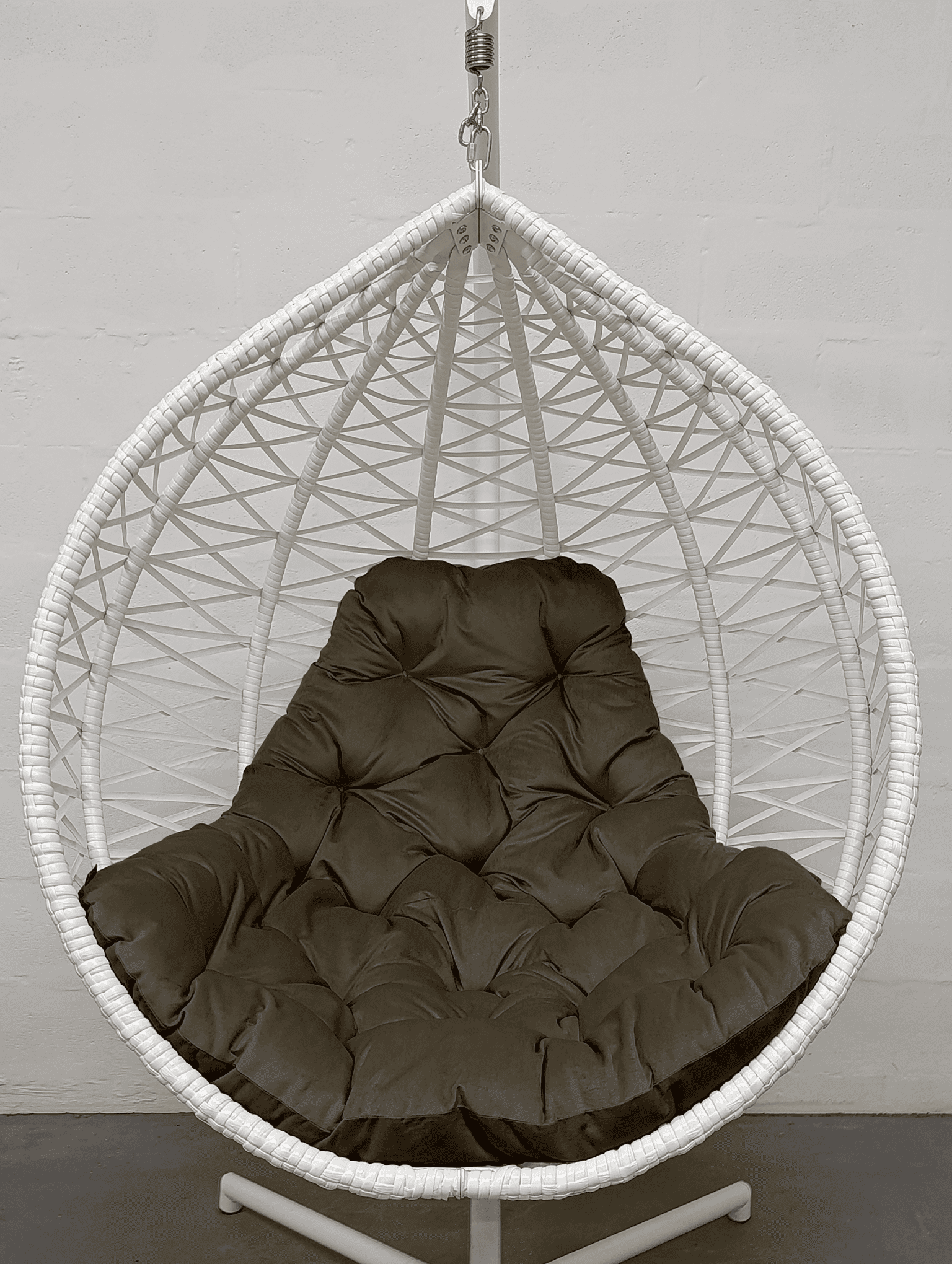 Подушка для крісла-кокона велюр 41 Турецька кава (5894) - фото 1 Подушка для крісла-кокона велюр 41 Турецька кава (5894) - фото 1