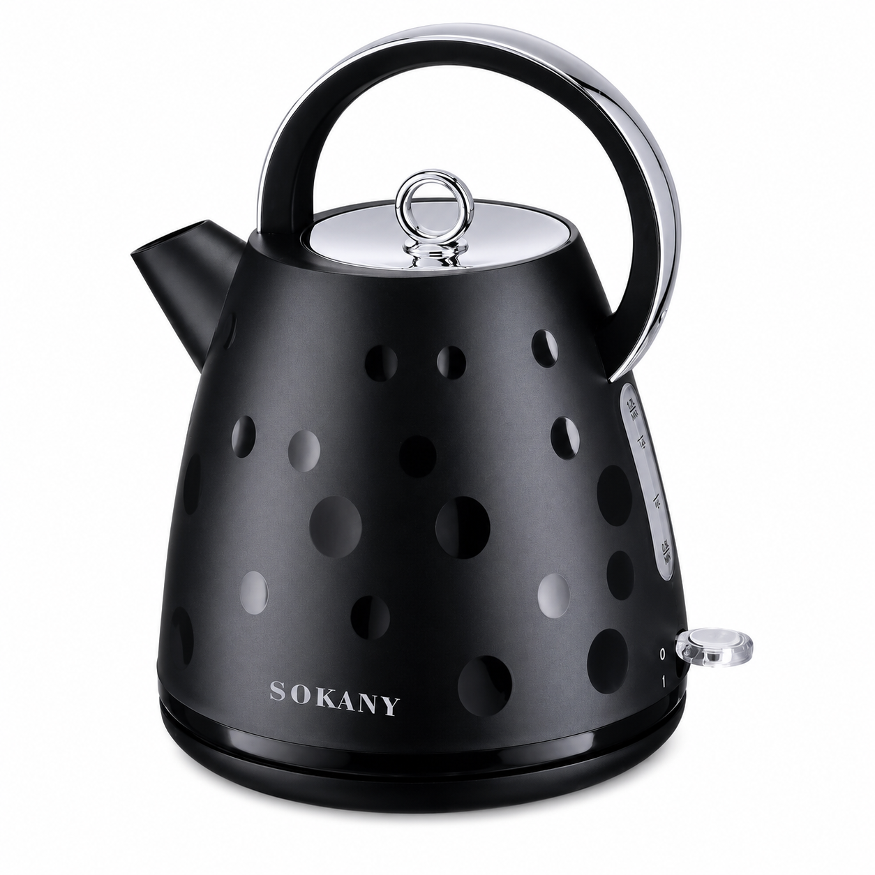 Чайник электрический Sokany SK-1033 1,7 л 2200 Вт дисковый нагревательный элемент поворотная база 360° Чайник электрический Sokany SK-1033 1,7 л 2200 Вт дисковый нагревательный элемент поворотная база 360°
