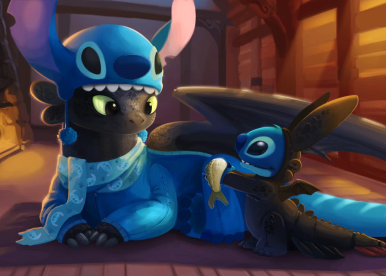 Картина GeekLand How to train your dragon Как приручить дракона Беззубик